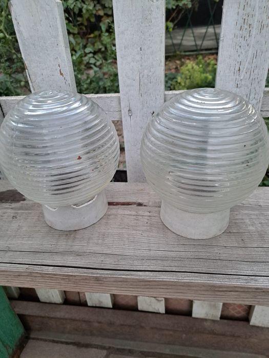 Плафоны стеклянные наружные