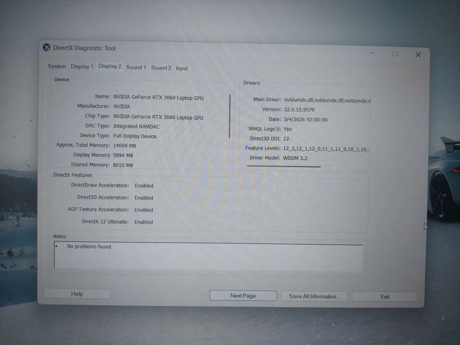 Laptop Victus  I7 11800h Rtx 3060