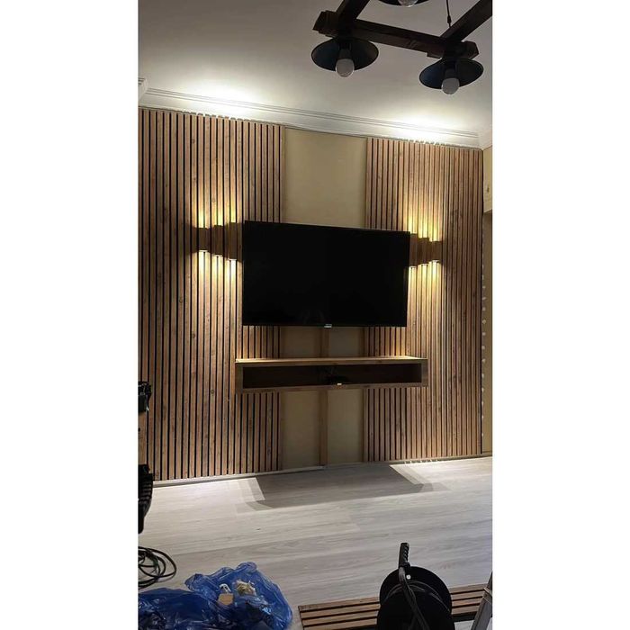 Декоративен стенен панел - MDF – Атлантически бор – 24 x 280 см