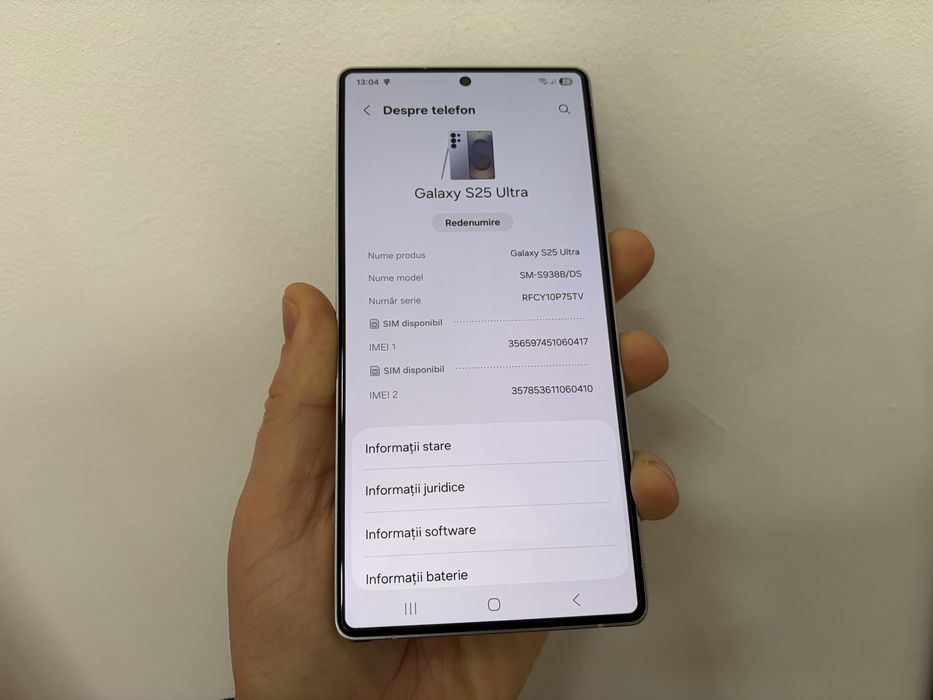 Samsung Galaxy S25 Ultra, 512 gb, 12 gb ram, 5G, SilverBlue