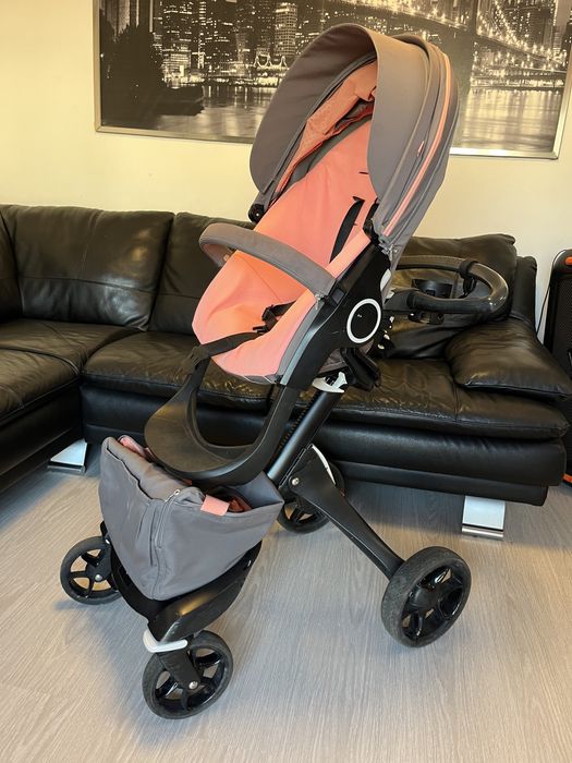 Stokke Xplory V5 auhleisure coral бебешка количка лимитирана серия