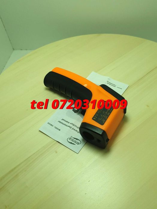 Termometru Industrial Gm320 Modul Infrarosu Cu Afisaj Digital Laser -50 / +350 Grade Pentru Masurarea Temperaturii Fara Contact In Domeniul Indicat