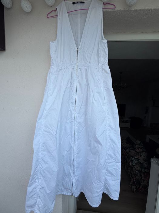 Rochie lungă cu buzunare Zara