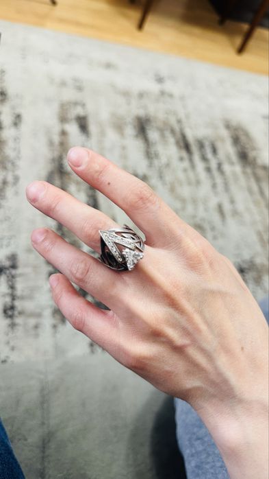 Кольцо серебро 925