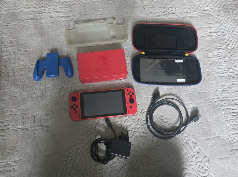 Nintendo switch super mario bos. /editie aniversară +husă si folie de sticlă
