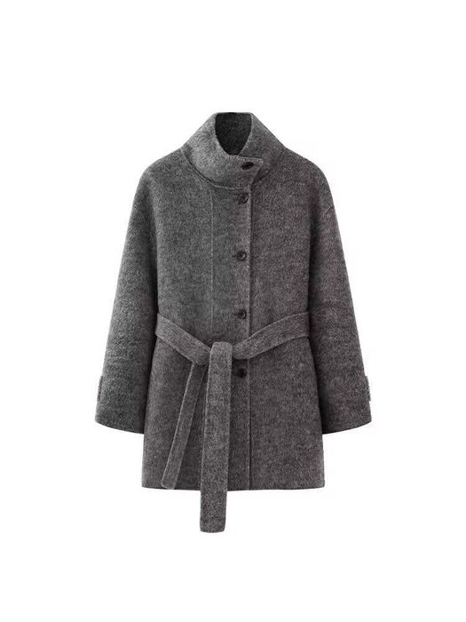Новое пальто с воротником стойкой Trench coat