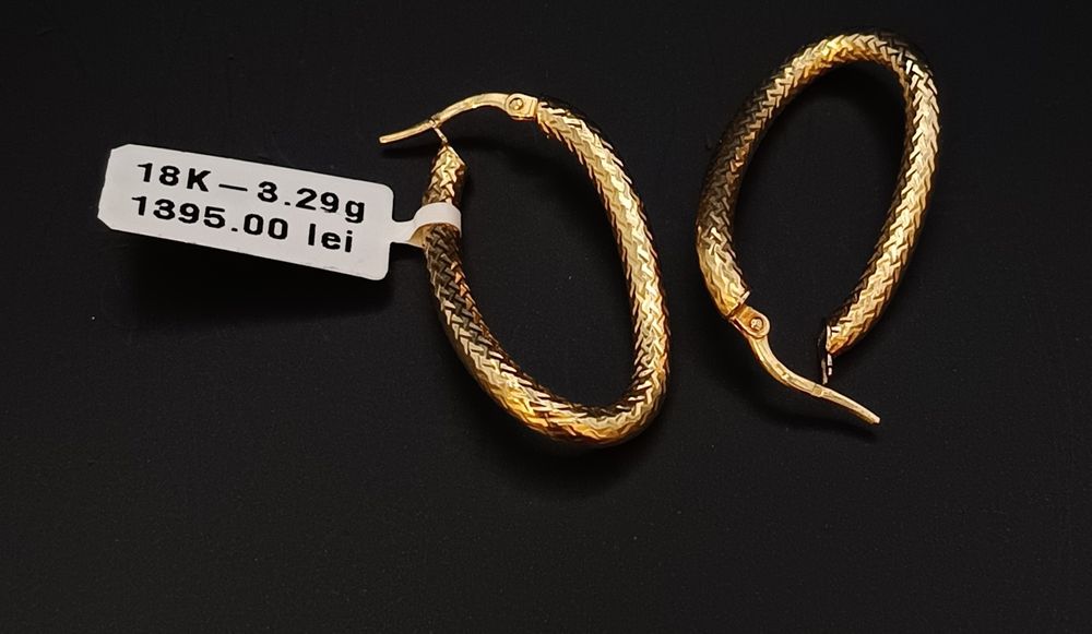 Cercei Damă  Aur 14 K  3,29 gr