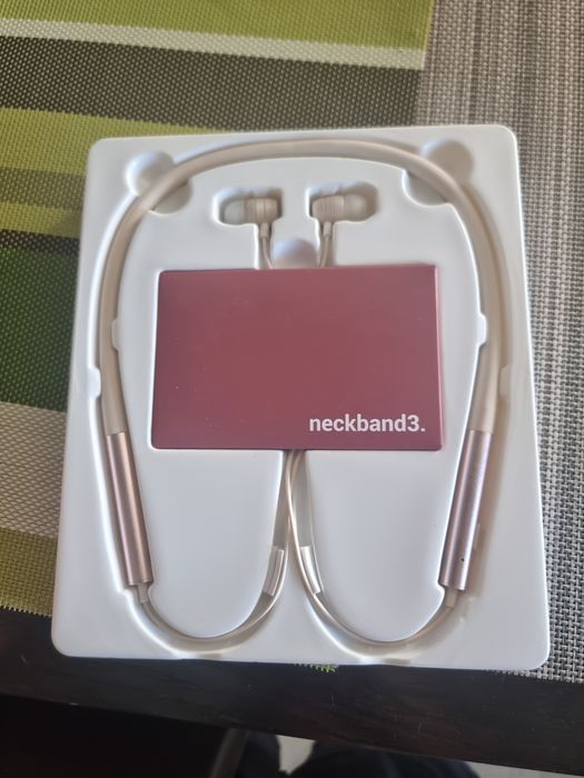 Casti ENERGY SISTEM Neckband 3, Bluetooth, In-Ear, Microfon, roz gold