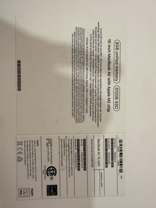 MacBook Air Mac14,15