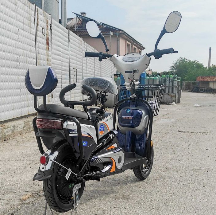 Електрически скутер EcoWay модел JML 350 W мотор син