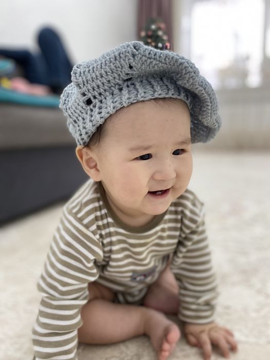 Детские береты для девочек от 6 месяцев до 4 лет