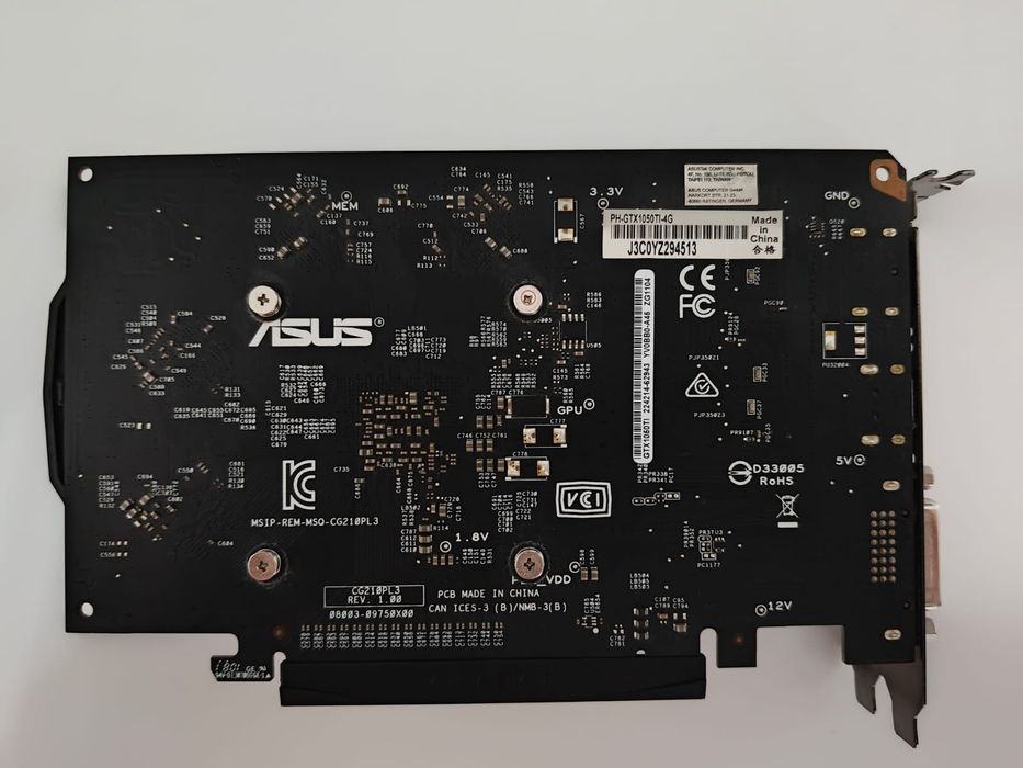 Видеокарта g-force gtx 1050 ti