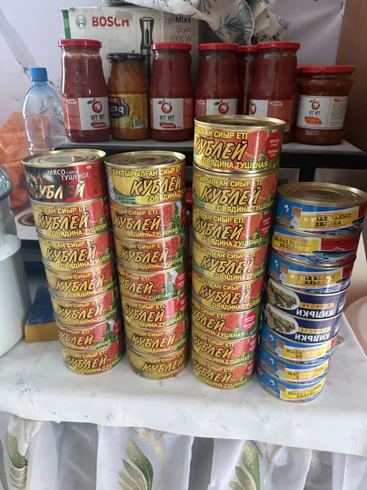 Кублей тущенка сатылады!