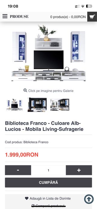 Vand mobila/biblioteca pentru living
