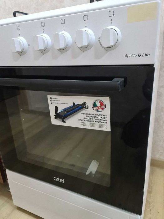 Yangi Artel Apetito G Lite белая Ishlatilmagan! / Новая газовая плита
