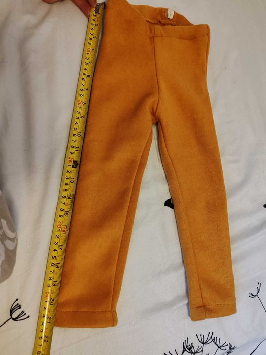 Colanți muștar lână INimioara