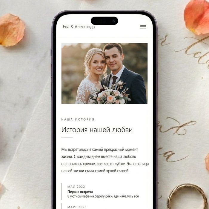 Электронное пригласительное сайт