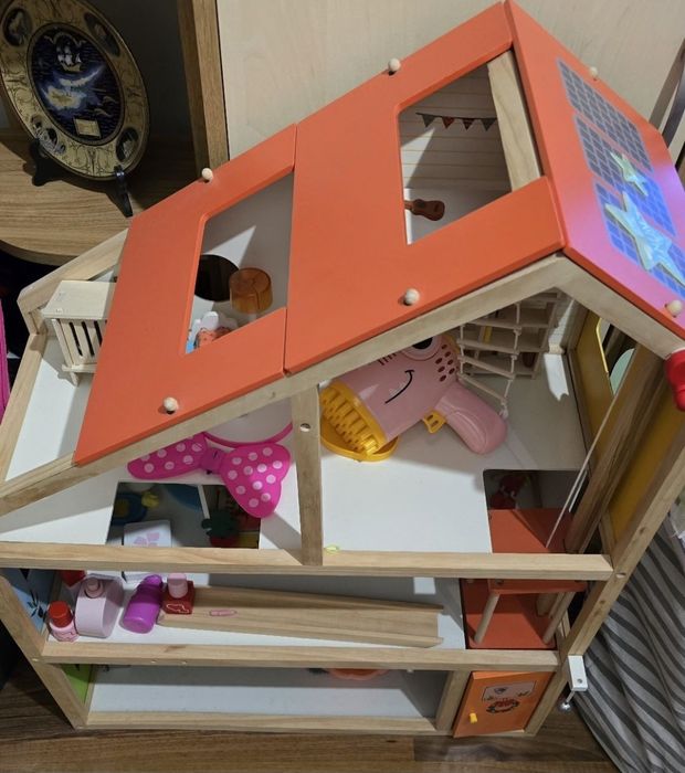 Детска голяма дървена къща