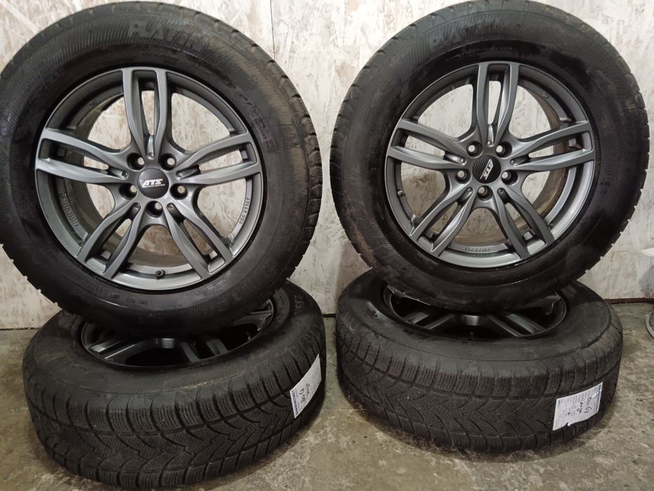 Set jante aliaj prindere 5x108 et 52.5 cu anvelope iarna 235/65/17 xl  ford Volvo jaguar land rover  Citroen