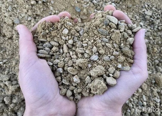 Щебень песок сникерс
