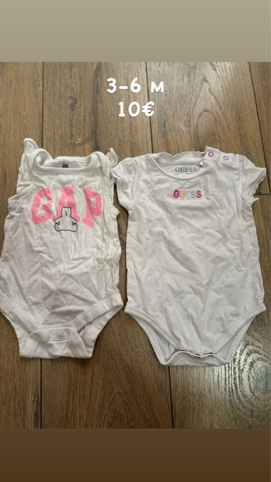 Gap и Guess оригинални бодита за бебе момиче