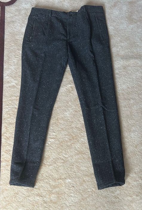 Pantaloni Scotch and Soda din lana slim fit marimea 33/34