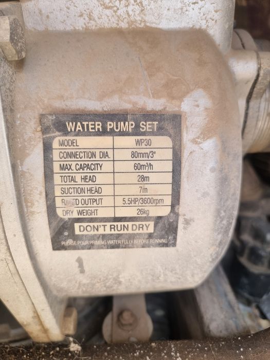 Мотопомпа P.i.t 80мм