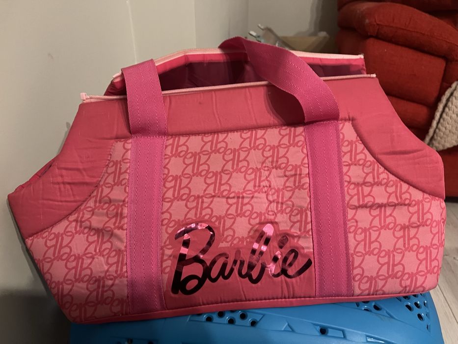 Geanta de transport pentru caine/pisica cu barbie