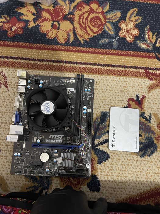 H81M-P33, i3-4130,4gb ddr3, SSD