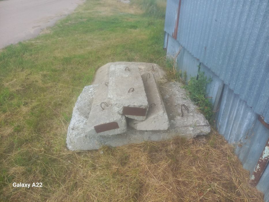 Блоки фундамент, плита .
