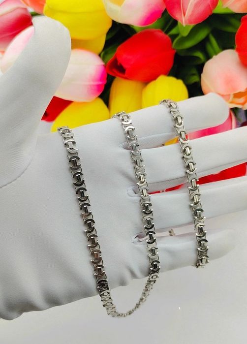 925 probadagi turetskiy tozza erkaklar Sepochka Brasleti komplekt