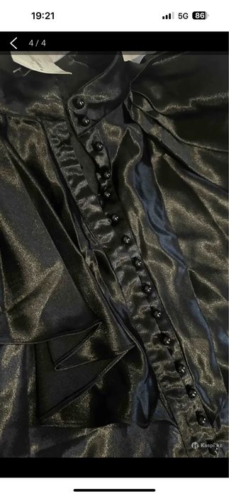 Нарядная черная кофточка