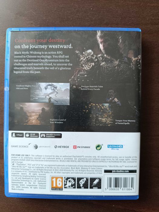 Black Myth Wukong PS5