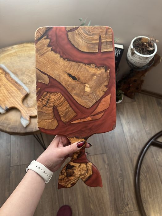 Арт дъски за рязане от дърво и епоксидна смола