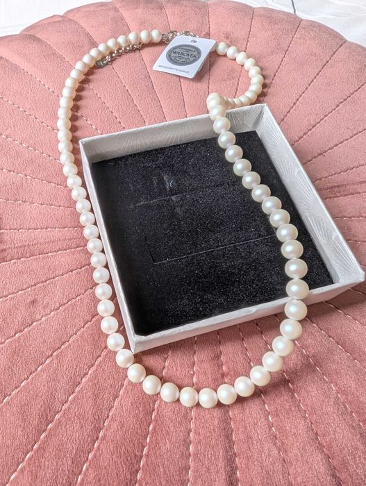 Колие с перли Swarovski и сребро 925 – ново, със сертификат