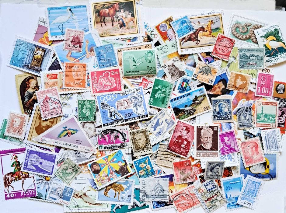 Лот различни пощенски марки над 150 бр., от началото на 20 век