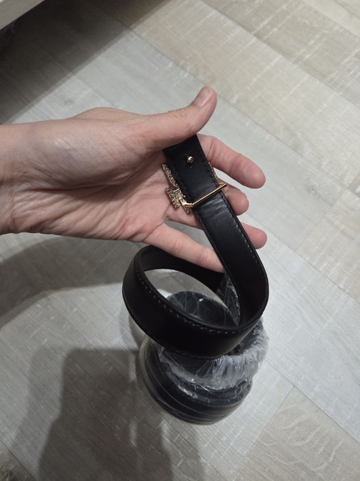 Curea Ralph Lauren din piele sintetică, lungime 110cm, lățime 2.5cm. N