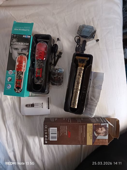 Mașină de tuns fără fir plus boxă wireless