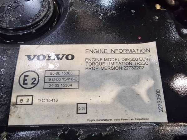 Motor complet Volvo D8K350 EURO 6 - Piese de schimb Volvo