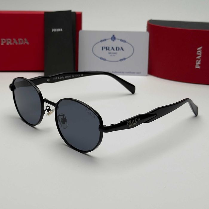 Унисекс слънчеви очила Milano Round Classic Edition Black Gold UV400 CE