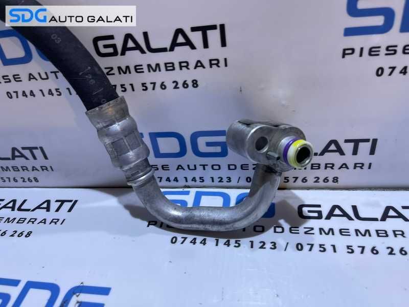 Teava Conducta Furtun Radiator AC Aer Conditionat Clima Skoda Octavia 2 1.9 TDI BKC BJB BLS BXE 2004 - 2013 Cod 1K0820721BD [D0266]