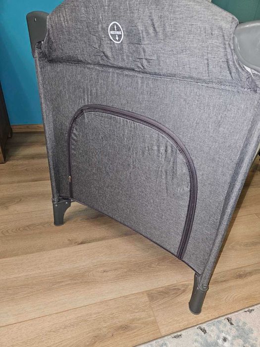 Преносима бебешка кошара Cangaroo Skyglow със сгъваем матрак