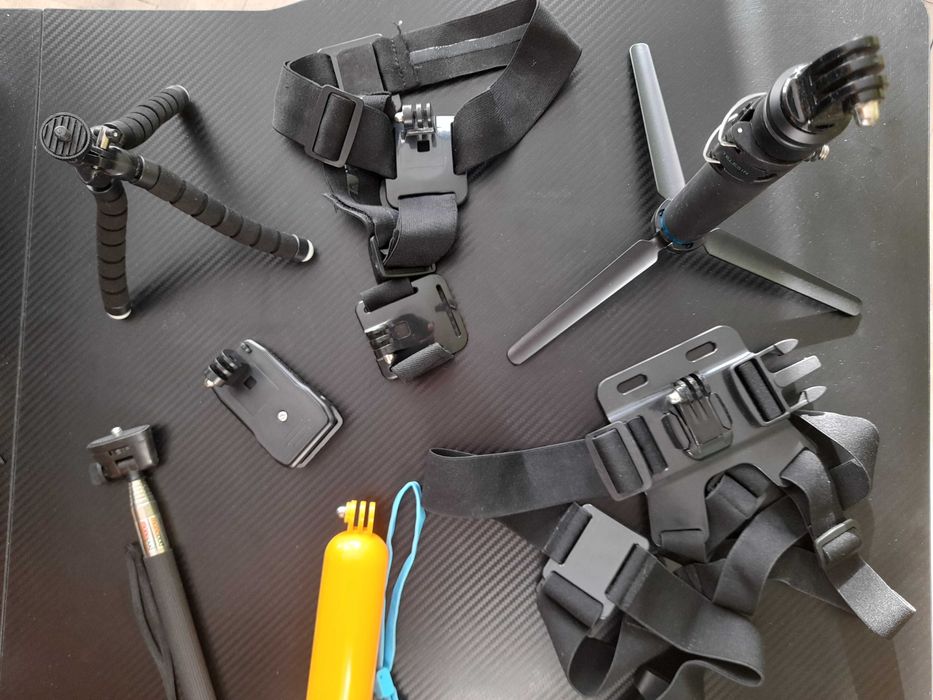 GoPro Hero 8 + всички необходими части (+ GoPro Hero 3)