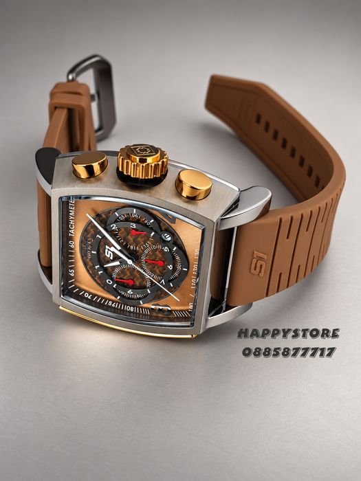 INVICTA S1 Rally Concentric brown 48 mm, Инвикта нов мъжки часовник