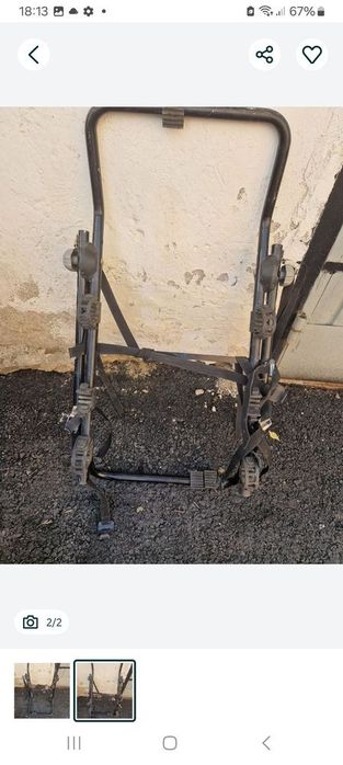 Vând suport auto biciclete pentru portbagaj