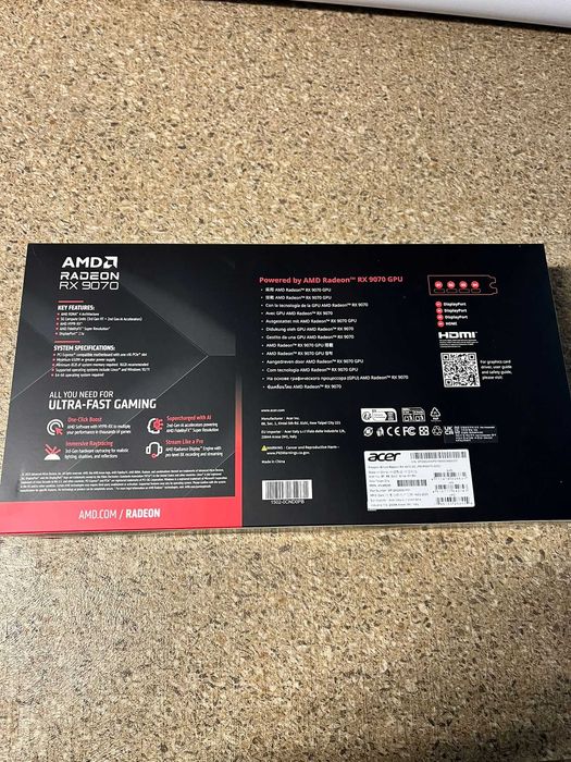 AMD RADEON RX9070XT 16 gb + 24 luni garantie