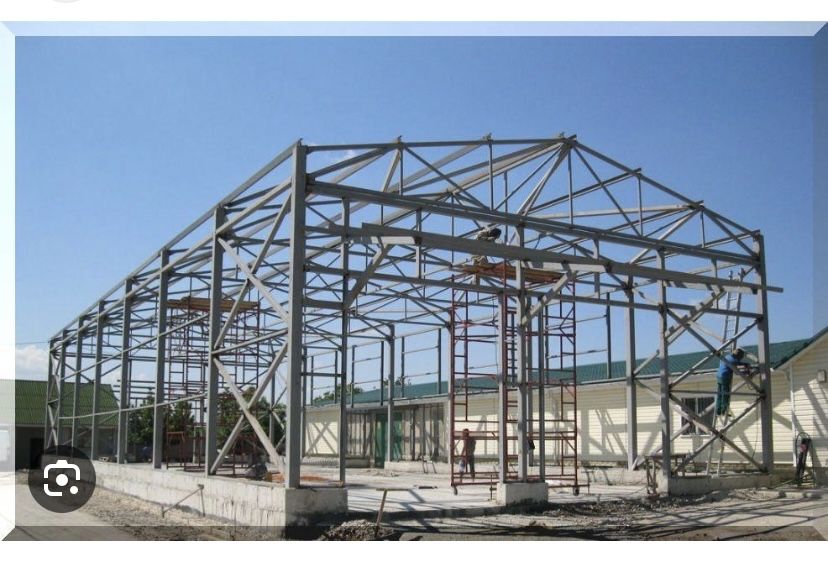 Металлоконструкция, бетон, сэндвич панель, ангар, цех, склад!
