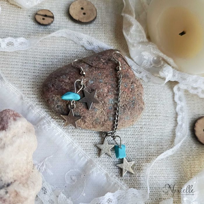 Серьги с бирюзой