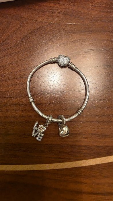 Pandora браслет серебро
