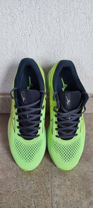 Pantofi/Adidași de alergare Mizuno Wave Rider 25 - Lămâie verde
